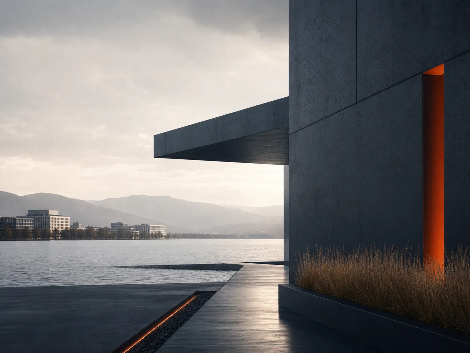 West Vancouver shoreline and professional corridor suggesting wealth and advisory services