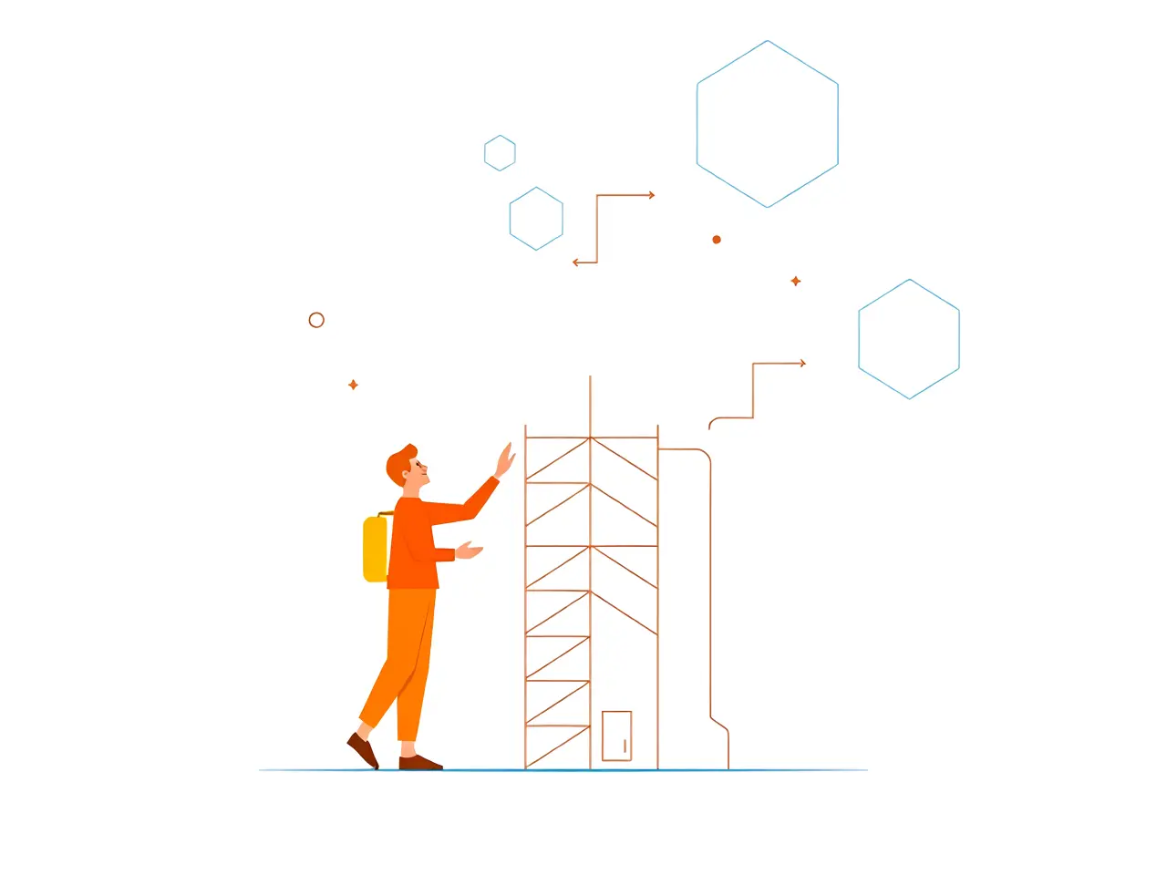 Illustration of AI, cloud, and security delivery for Canadian businesses